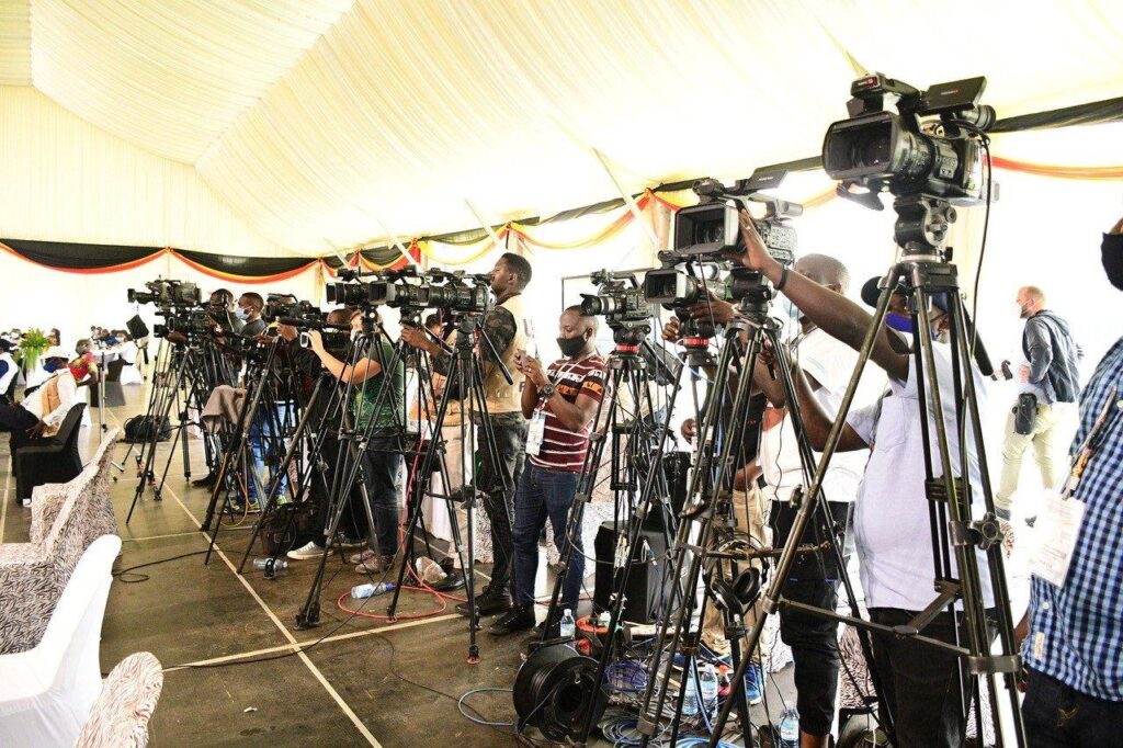 Journalists Chased Away as Fired NDA Boss Bitekyerezo Convenes Illegal Meeting Claiming to Still Be National Drug Authority Boss