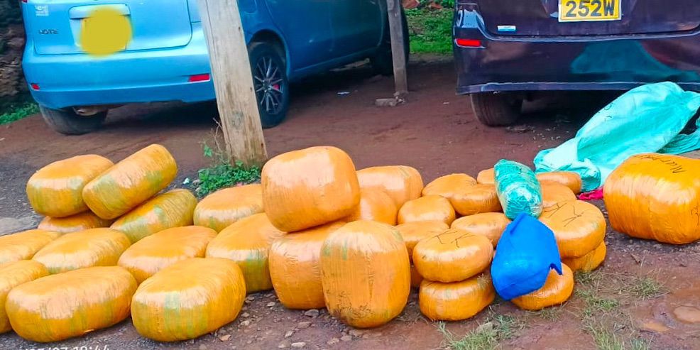 High Speed Chase Yields As Police Nabs Over 180Kg Of Cannabis